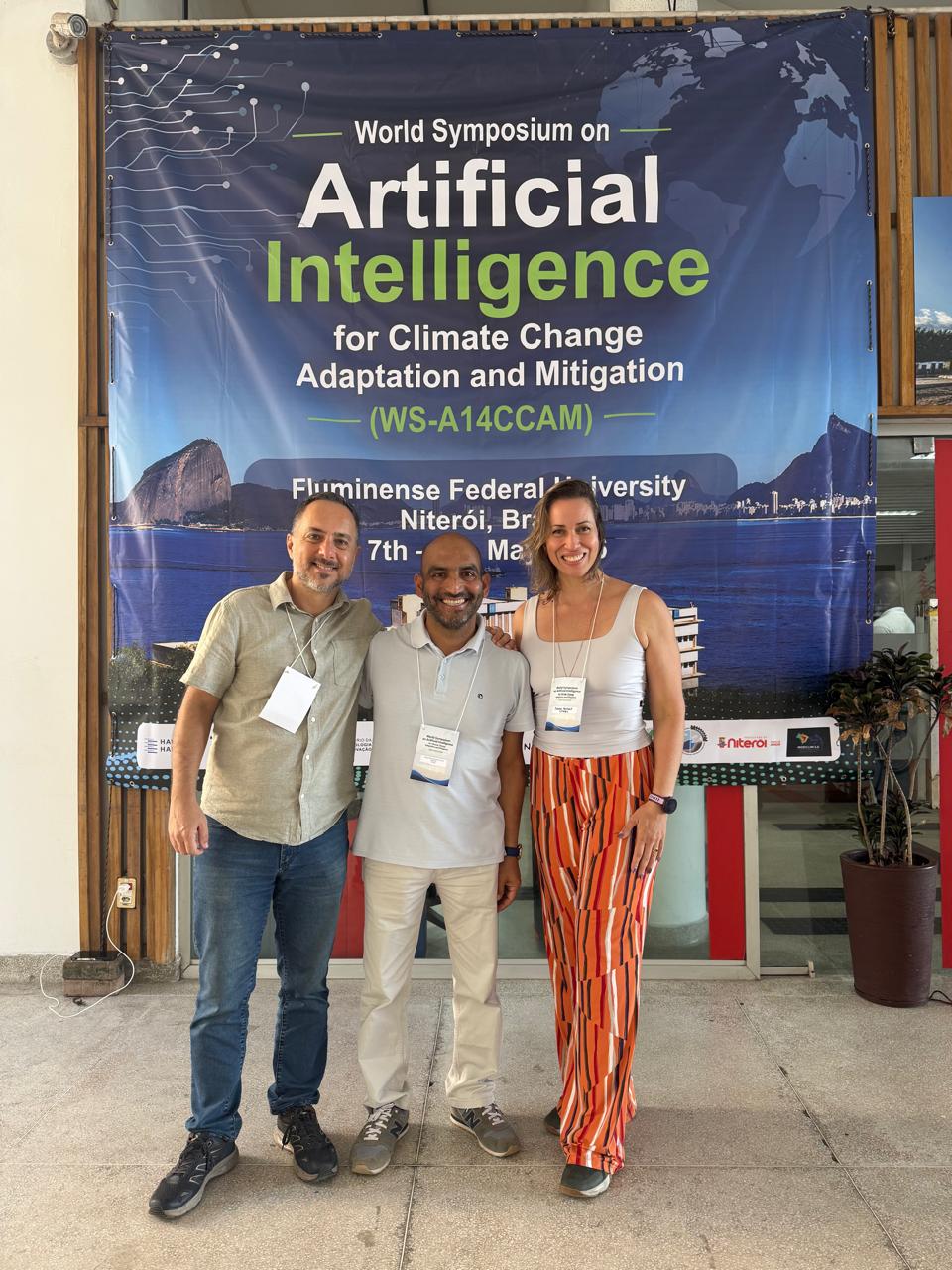 Brazil Flying Labs participa do World Symposium on Artificial Intelligence for Climate Change Adaptation and Mitigation em Niterói